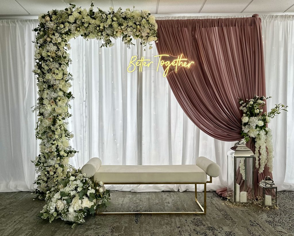 Flower Arch Backdrop