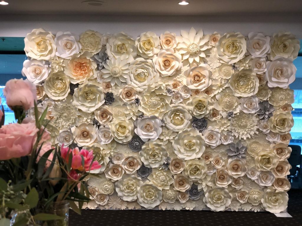 Paper Flower Backdrop