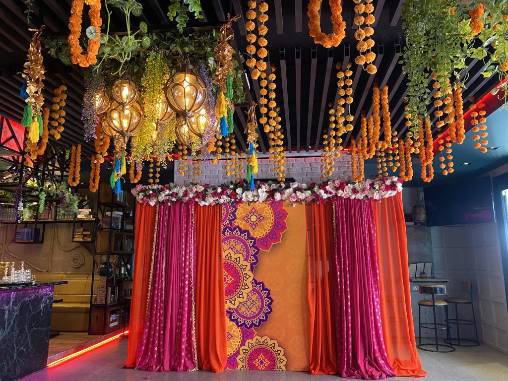 Mehndi Backdrop